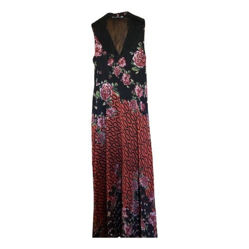 Pre-owned Guess Maxi Dress In Multicolour