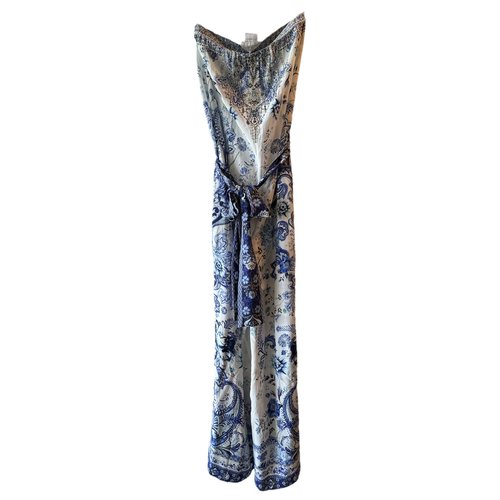 Pre-owned Camilla Silk Jumpsuit In Blue