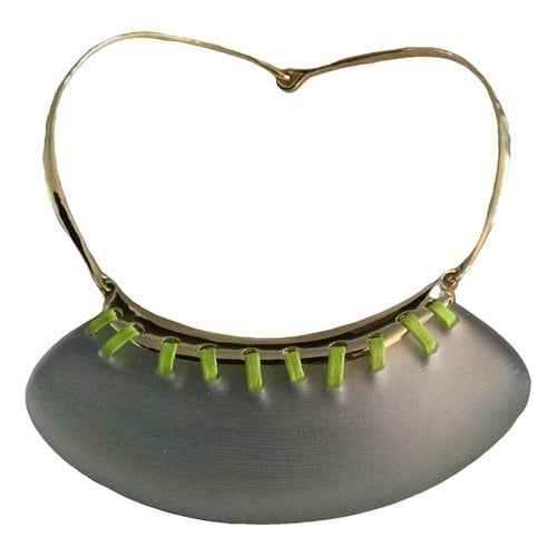Pre-owned Alexis Bittar Necklace In Silver