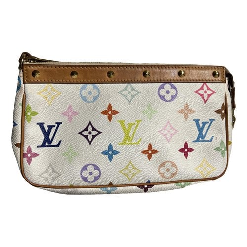 Pre-owned Louis Vuitton Pochette Accessoire Leather Handbag In Multicolour