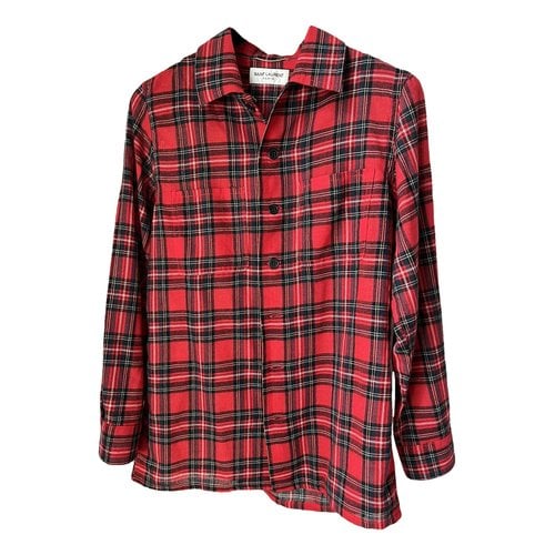 Pre-owned Saint Laurent Wool Shirt In Multicolour