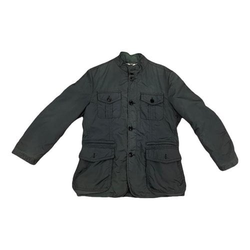 Pre-owned Burberry Peacoat In Green