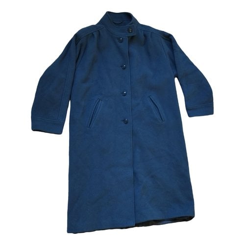 Pre-owned Weill Wool Coat In Blue