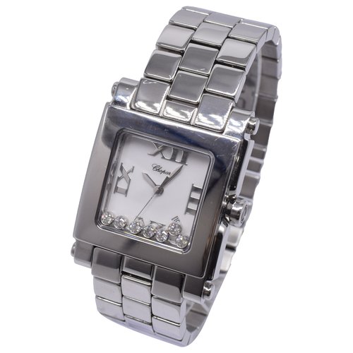 Pre-owned Chopard Happy Sport Watch In Silver