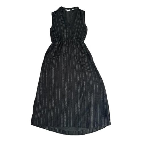 Pre-owned Vince Mid-length Dress In Black