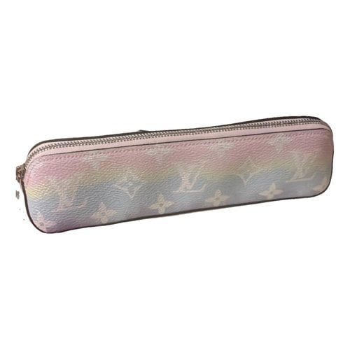 Pre-owned Louis Vuitton Leather Vanity Case In Pink