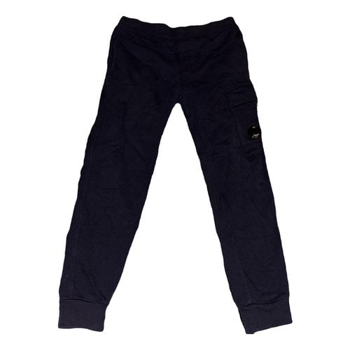 Pre-owned C.p. Company Trousers In Navy