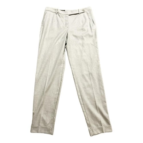 Pre-owned Loro Piana Cashmere Trousers In Grey