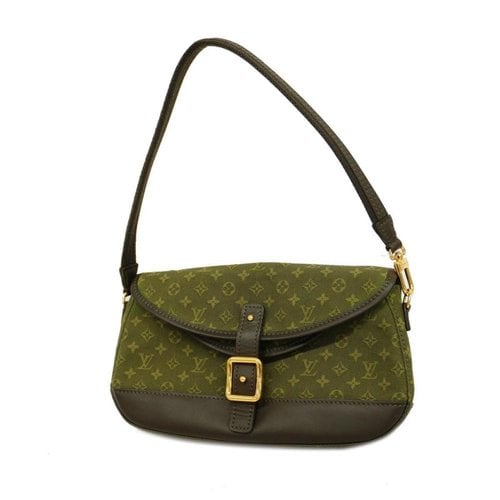 Pre-owned Louis Vuitton Marjorie Cloth Handbag In Brown