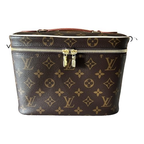 Pre-owned Louis Vuitton Nice Cloth Vanity Case In Multicolour