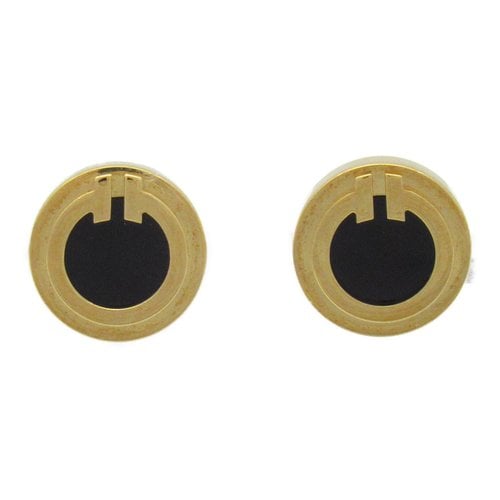 Pre-owned Tiffany & Co Yellow Gold Earrings In Black