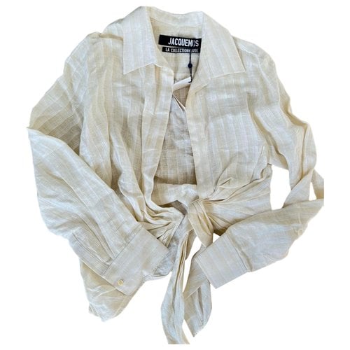 Pre-owned Jacquemus Blouse In Beige