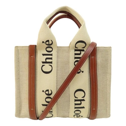 Pre-owned Chloé Handbag In Beige