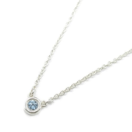 Pre-owned Tiffany & Co Silver Necklace In Blue