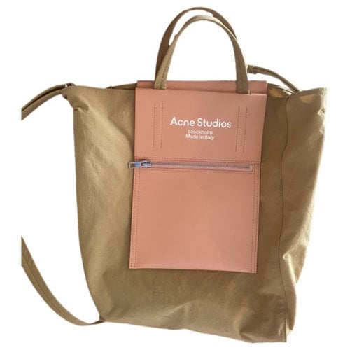 Pre-owned Acne Studios Cloth Tote In Pink