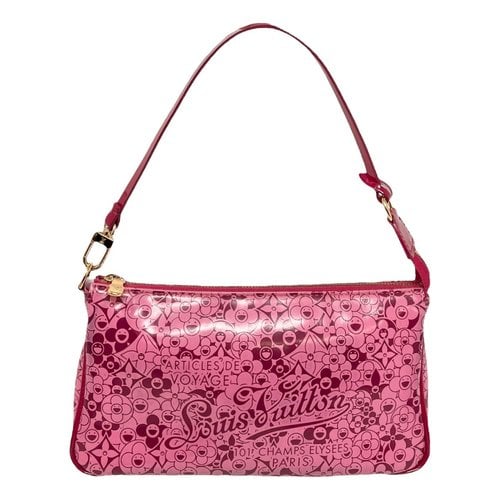 Pre-owned Louis Vuitton Vinyl Handbag In Pink