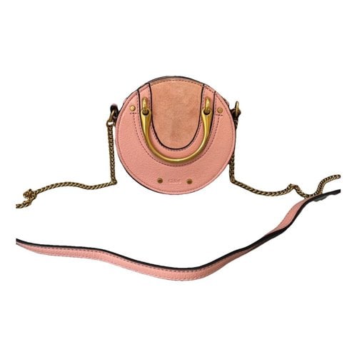 Pre-owned Chloé Pixie Leather Crossbody Bag In Pink