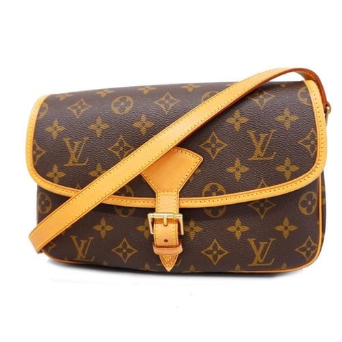 Pre-owned Louis Vuitton Sologne Cloth Handbag In Brown