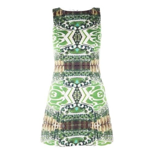 Pre-owned Alice And Olivia Dress In Green