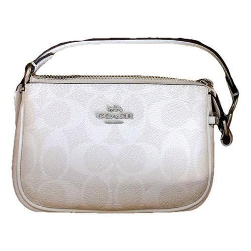 Pre-owned Coach Exotic Leathers Crossbody Bag In White