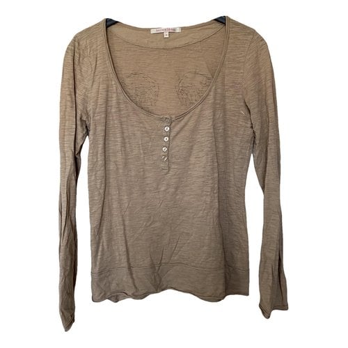 Pre-owned Berenice T-shirt In Beige