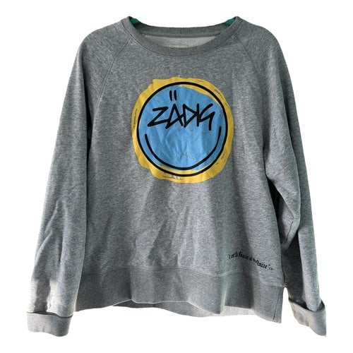 Pre-owned Zadig & Voltaire Top In Grey