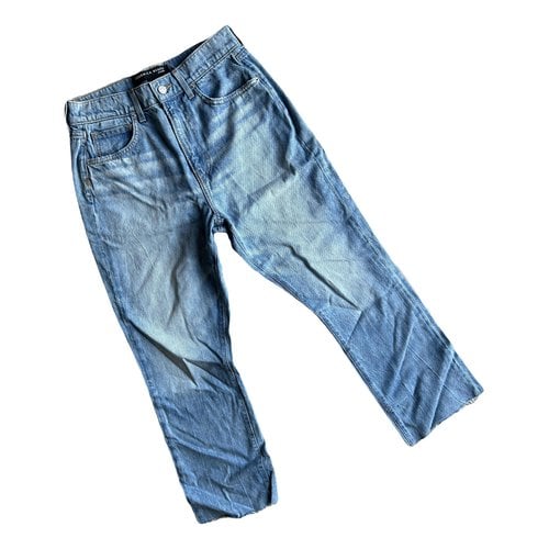 Pre-owned Veronica Beard Bootcut Jeans In Blue