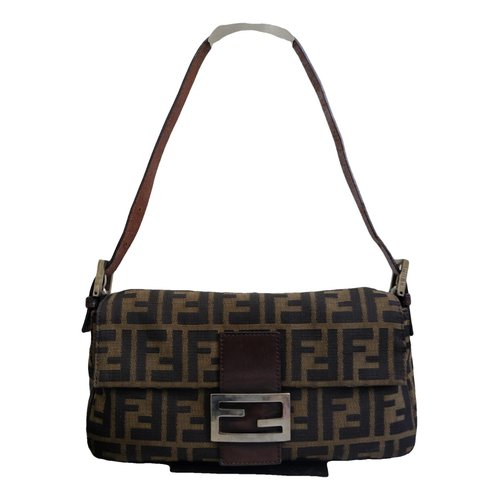 Pre-owned Fendi Baguette Handbag In Brown