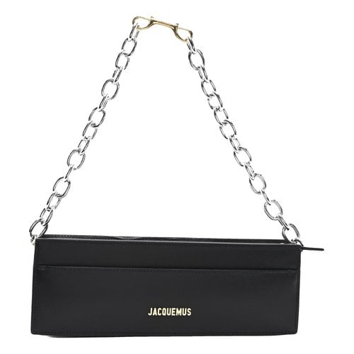 Pre-owned Jacquemus Le Ciuciu Leather Handbag In Black