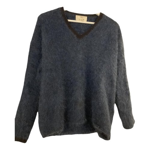 Pre-owned Allude Wool Jumper In Blue