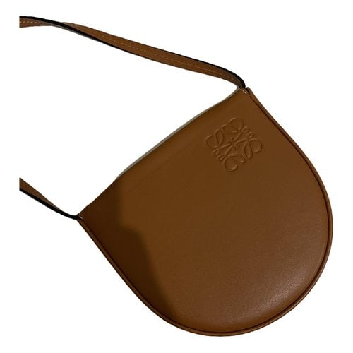 Pre-owned Loewe Leather Crossbody Bag In Brown