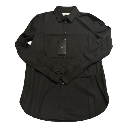 Pre-owned Saint Laurent Appelle-moi Shirt In Black