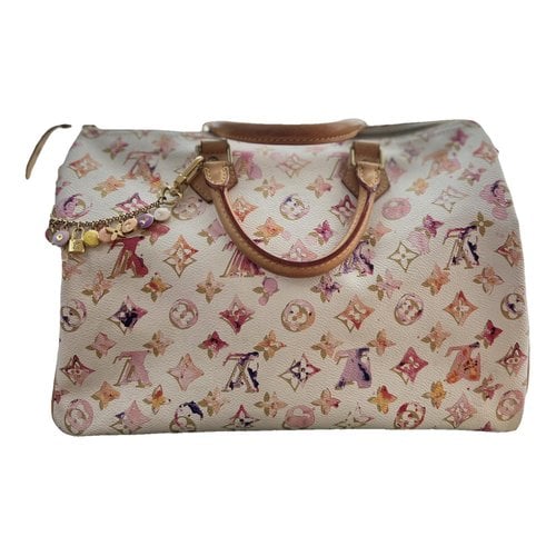 Pre-owned Louis Vuitton Speedy Bandoulière Leather Handbag In Other