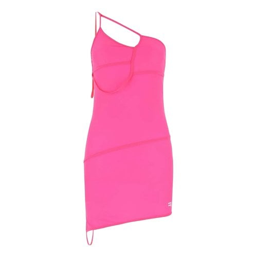 Pre-owned Balenciaga Mini Dress In Pink