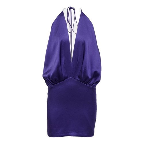 Pre-owned Blumarine Mini Dress In Purple
