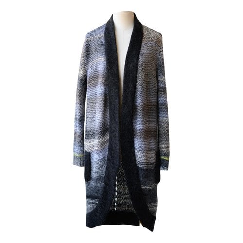 Pre-owned Zadig & Voltaire Wool Cardi Coat In Multicolour