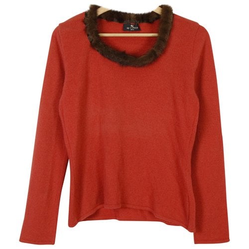 Pre-owned Etro Wool Jumper In Red