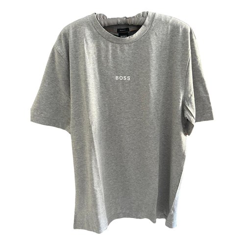 Pre-owned Hugo Boss T-shirt In Grey