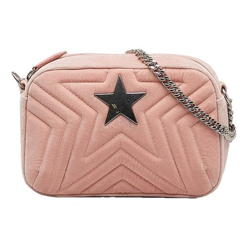 Pre-owned Stella Mccartney Velvet Handbag In Pink