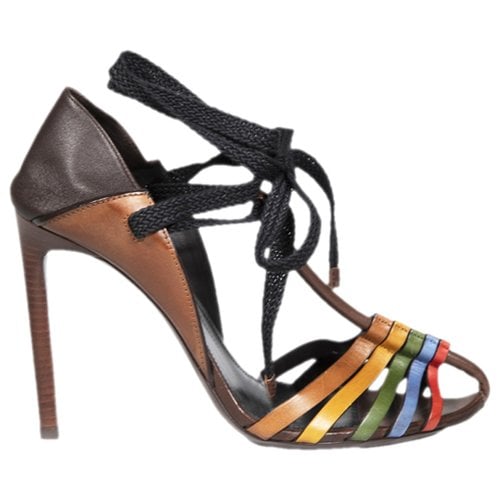 Pre-owned Saint Laurent Leather Heels In Multicolour