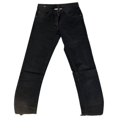 Pre-owned Maison Margiela Slim Jeans In Black