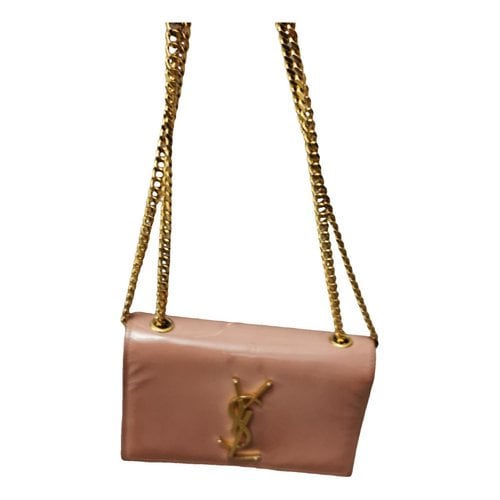 Pre-owned Saint Laurent Leather Handbag In Pink