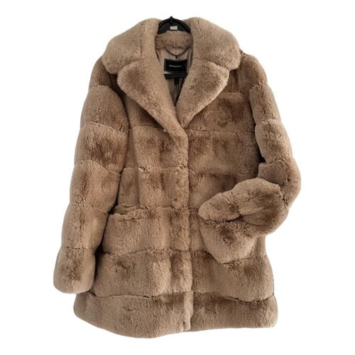 Pre-owned Bcbg Max Azria Faux Fur Coat In Other
