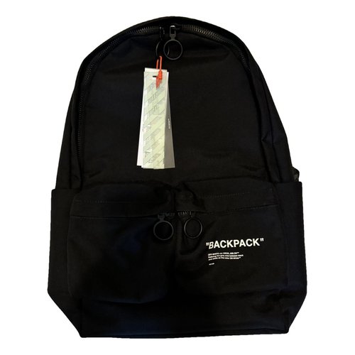 Pre-owned Off-white Backpack In Black
