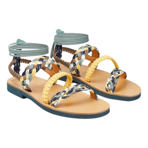 Pre-owned Jimmy Choo Cloth Sandals In Multicolour