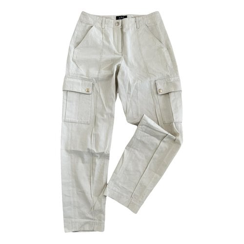 Pre-owned Apc Trousers In Other