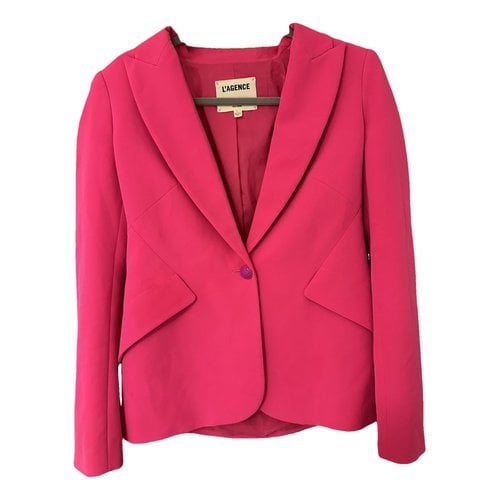 Pre-owned L Agence Blazer In Pink