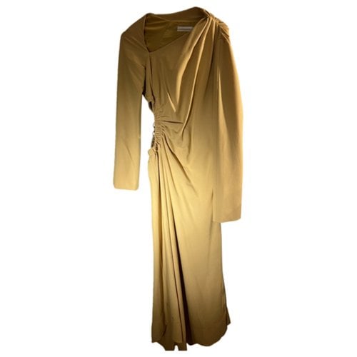 Pre-owned Jonathan Simkhai Mid-length Dress In Yellow