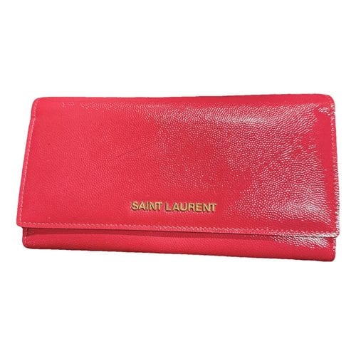 Pre-owned Saint Laurent Patent Leather Purse In Other