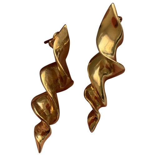 Pre-owned Annelise Michelson Earrings In Gold